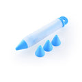 canetas de confeitaria cor azul