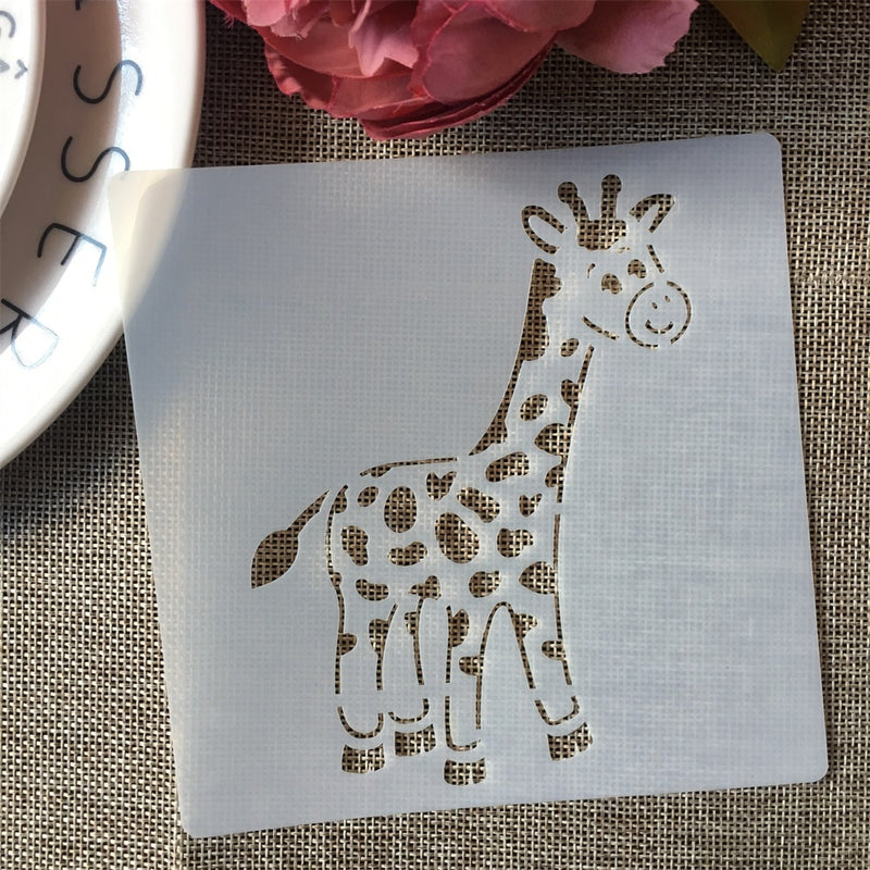 Stencil de Girafa para bolos de confeitaria