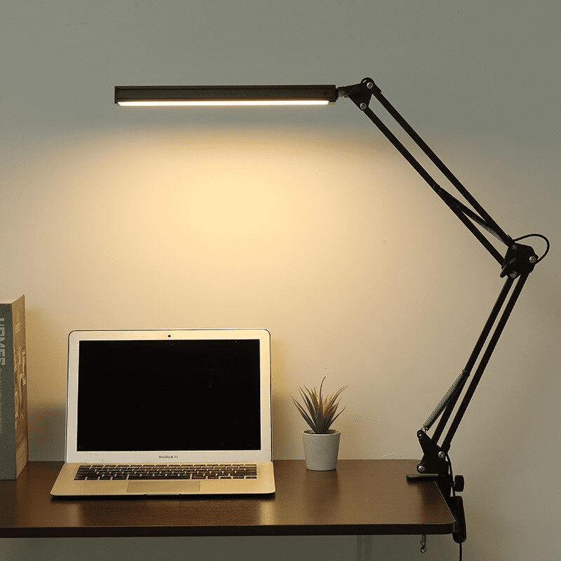 Luminária de mesa articulável LED 3 cores